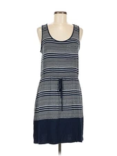 Olive and Oak Women Blue Casual Dress M