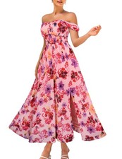 GRACE KARIN 2026 Women's Summer Floral Wedding Guest Dress,Beach Flowy A Line...