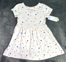 NEW/NWT Cat  Jack Girls/Toddler Dress Hearts Polka Dot Fit  Flare CHOOSE SIZE