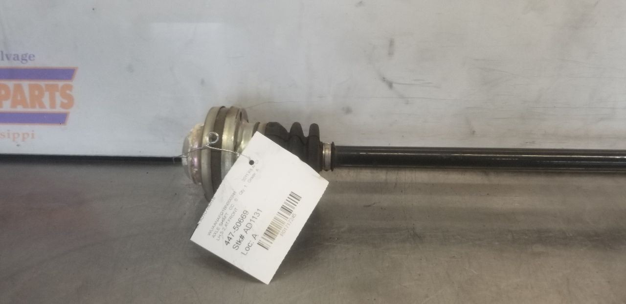 11 AUDI R8 QUATTRO 5.2L AXLE SHAFT FRONT LEFT DRIVER