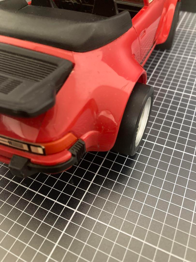 Taiyo R/C Porsche 911 Style Red RC Car w/ Remote Control Vintage