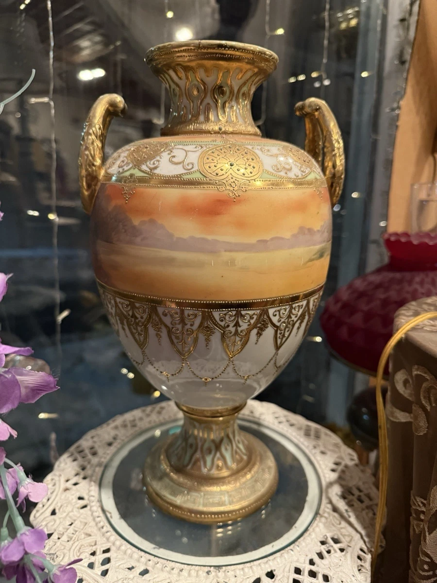 陶瓷日本古董花瓶| eBay