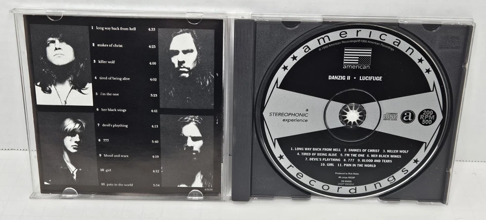 Danzig II Lucifuge 1990 Def American Recordings CD Hype EX - Image 2 of 3