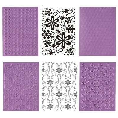 Prägeschablone Hintergrund Grafiken Embossing Folder Efco
