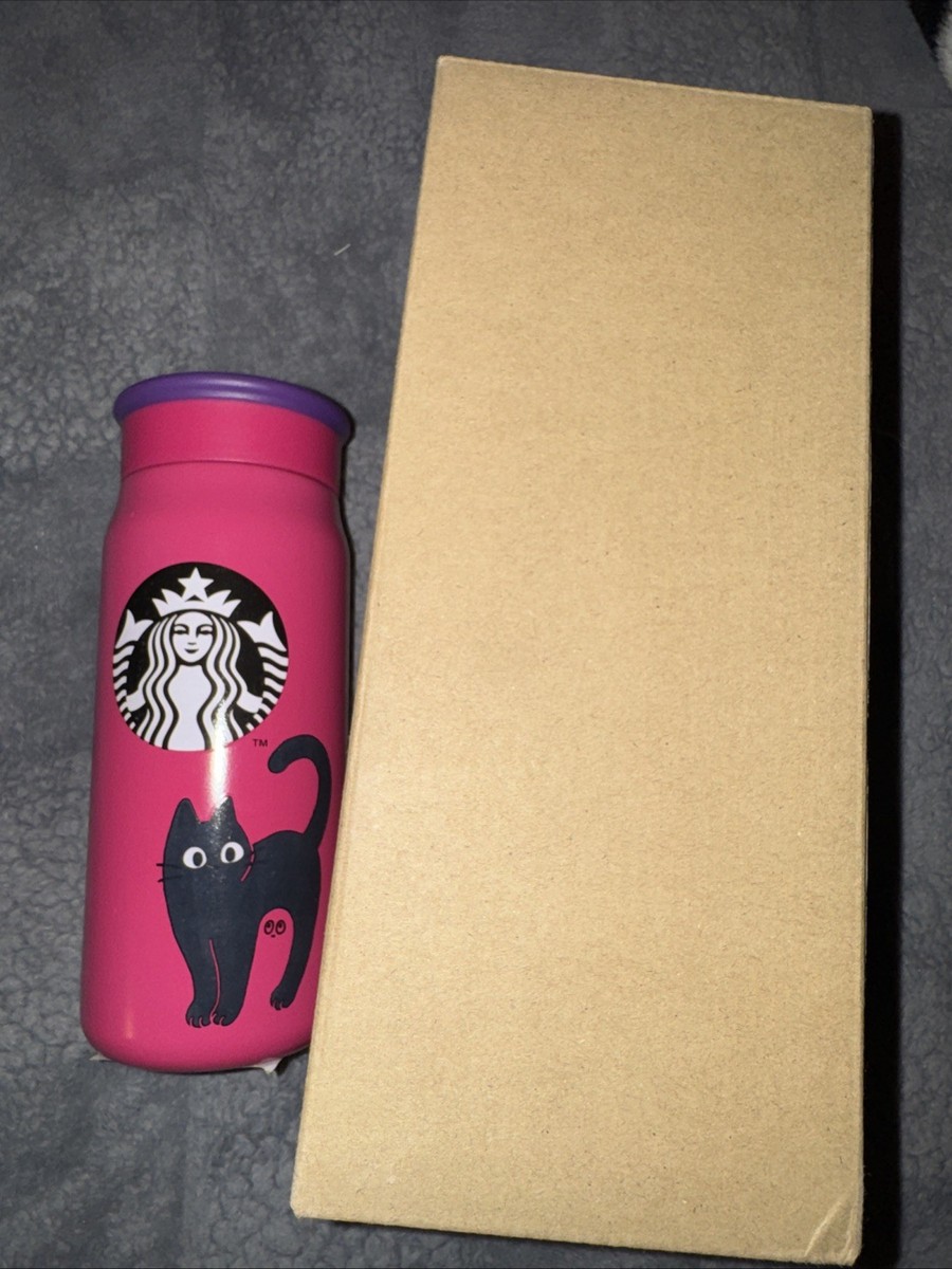 ハロウィン2023ステンレスボトルキャット355ml スタバ Starbucks Cup Japan Halloween 2023 Stainless Bottle cat 355ml New