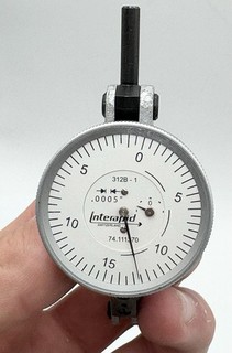 INTERAPID 312B 1 TEST INDICATOR .0005 INCREMENT SWITZERLAND READ