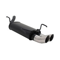 Novus Sportauspuff FüR Opel Corsa C 2X76Mm Dtm EndschalldäMpfer Mit Abe