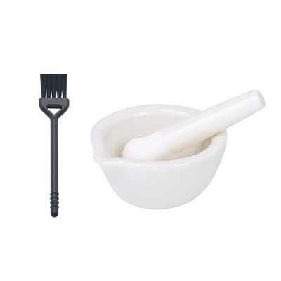 2.5Inch Pills Crusher, Grinding Bowls, Ceramics Mortar and Pestle,Porcelain Spic