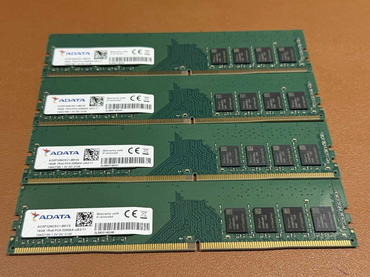 CFD Gaming ADATA DDR4 メモリー 16GB 4枚セット ADATA DDR4 SDRAM 16 GB Total Capacity Memory (RAM) for sale | eBay