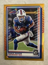 2025 Panini Donruss Optic Football Khalil Shakir Gold /10 Buffalo Bills #44