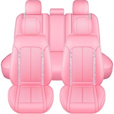 Yotruth Car Seat Covers Full Set 5 Seats Premium Nappa Leather Cyber Pink Yotruth Car Seat Covers Full Set 5 Seats Premium Nappa Leather Cyber Pink