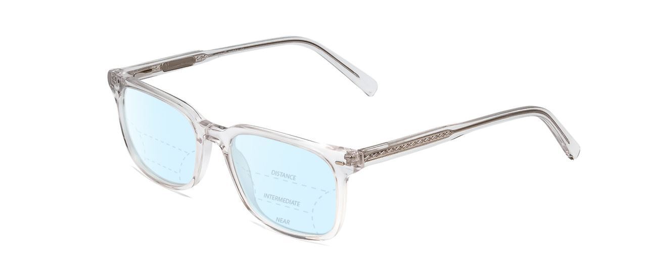 Ernest Hemingway H4854 Cateye Multi-Focus Blue Light Glasses Clear Crystal 51 mm