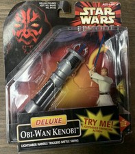 Hasbro Star Wars Episode 1 Deluxe - Obi-Wan Kenobi Action Figure 1998