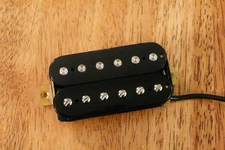 HIGH OUTPUT BRIDGE HUMBUCKER PICKUP BLACK ALNICO 5 MAGNET FOUR CONDUCTOR WIRE