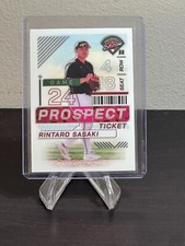 Rintaro Sasaki Combo 2024 Panini Prospect Edition: Base No #101 & Ping Insert