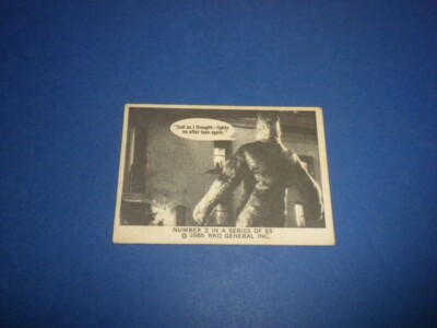 KING KONG card #2 - 1965 Donruss RKO General Inc. vintage classic monster movie