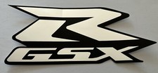 Vintage Sticker Suzuki GSXR Chrome Vinyl Small Set Of 2