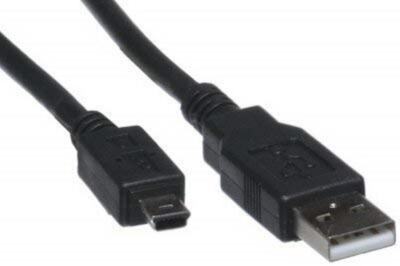 MAGNUM PRO MUSB5 USB 2.0 Type A Male to Mini 5 Pin B Male 6ft cable
