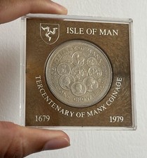 Isle of Man C037 : 1 Crown Coin - Tercentenary of Manx Coinage - 1979  