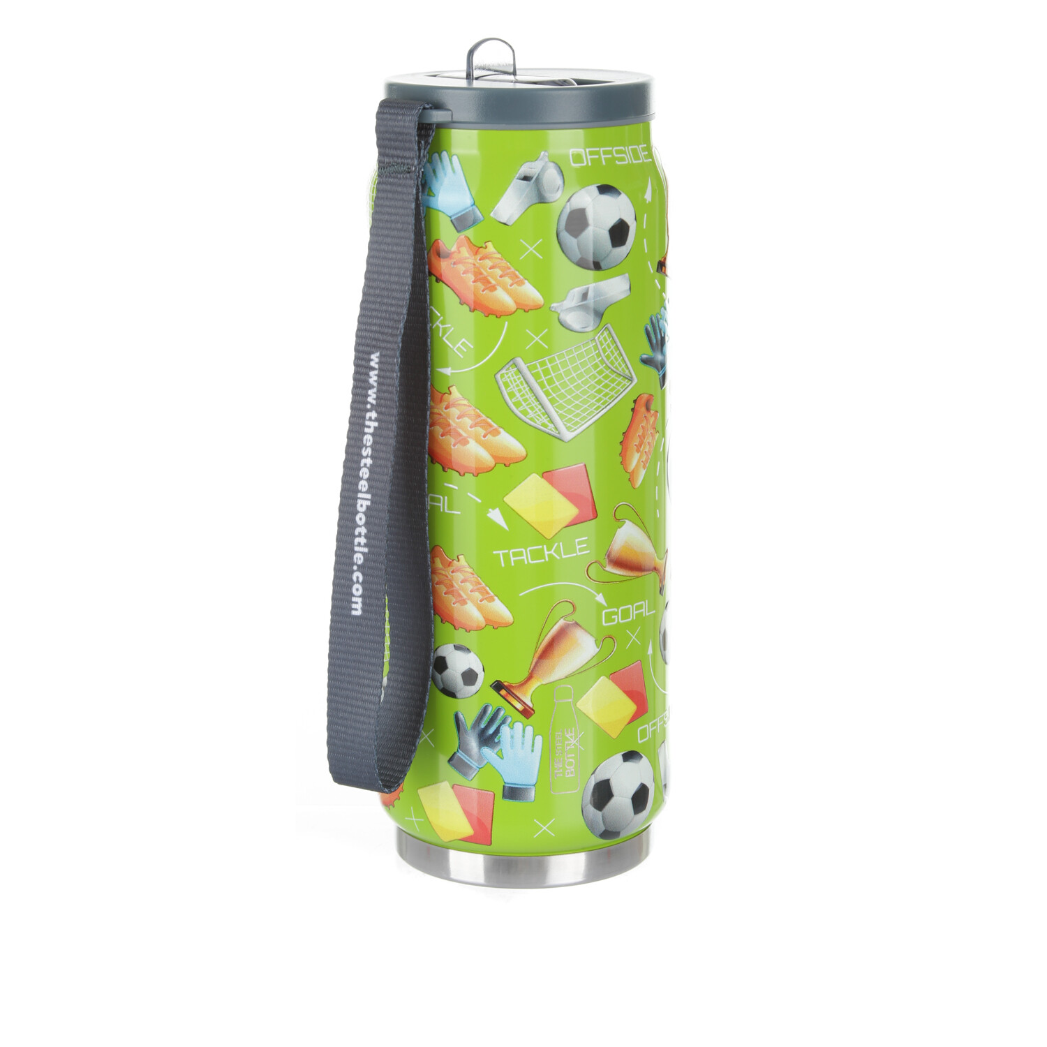 Bottiglia termica 450 ml calcio Sport Series multicolore