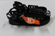 Wonder Nation Girls Faux Leather Gladiator SandalsBlack-Size 2-NWT