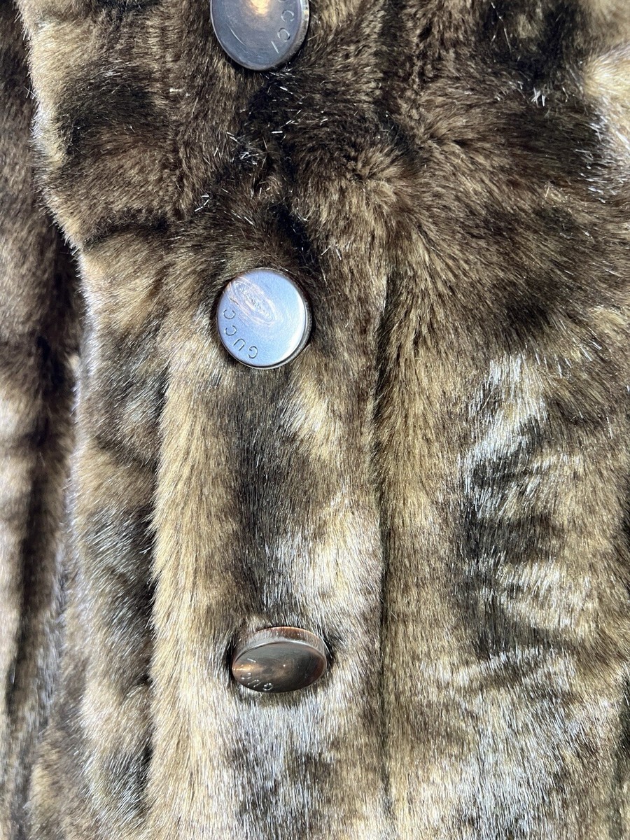Vtg Gucci By Tom Ford AW1996 Brown Faux Fur Jacket IT38 | eBay Vtg Gucci By Tom Ford AW1996 Brown Faux Fur Jacket IT38 | eBay