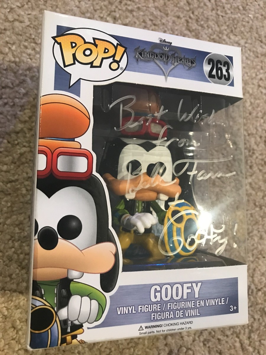 Bill Farmer Autographed Signed Funko Pop #263 Kingdom Hearts Goofy