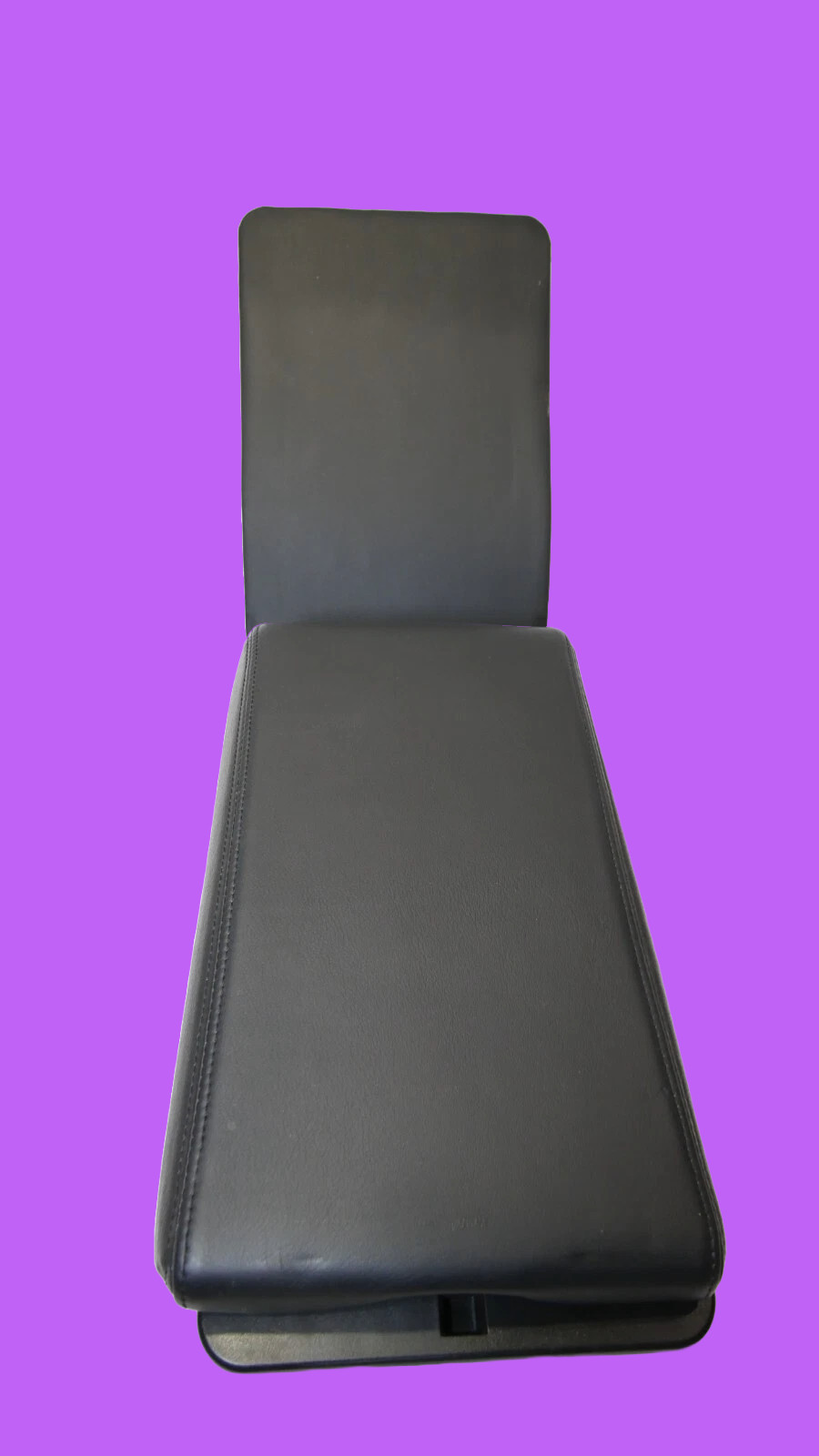 2003-2004 INFINITI M45 - REAR CENTER ARMREST W/ STORAGE CUP HOLDER - BLACK