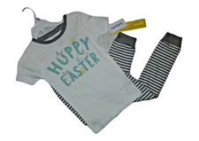 Carters Toddler Hoppy Easter Shirt and Pant Pajamas Sleepwear Set Size 6 PJ NWT