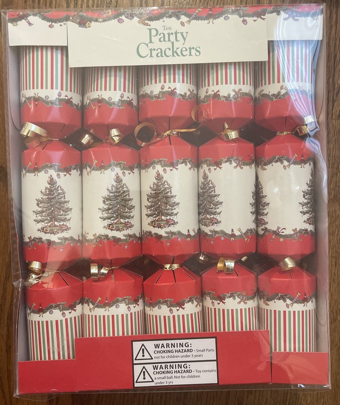 Spode Christmas Party Crackers Set of 10 New
