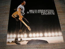 Bruce Springsteen, The E Street Band,Store Promo Record Album Ad Slick,1985,Rare