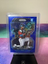 2022 Prizm Baseball Payton Henry /199 Blue Mojo Rookie RC #276 Marlins Brewers
