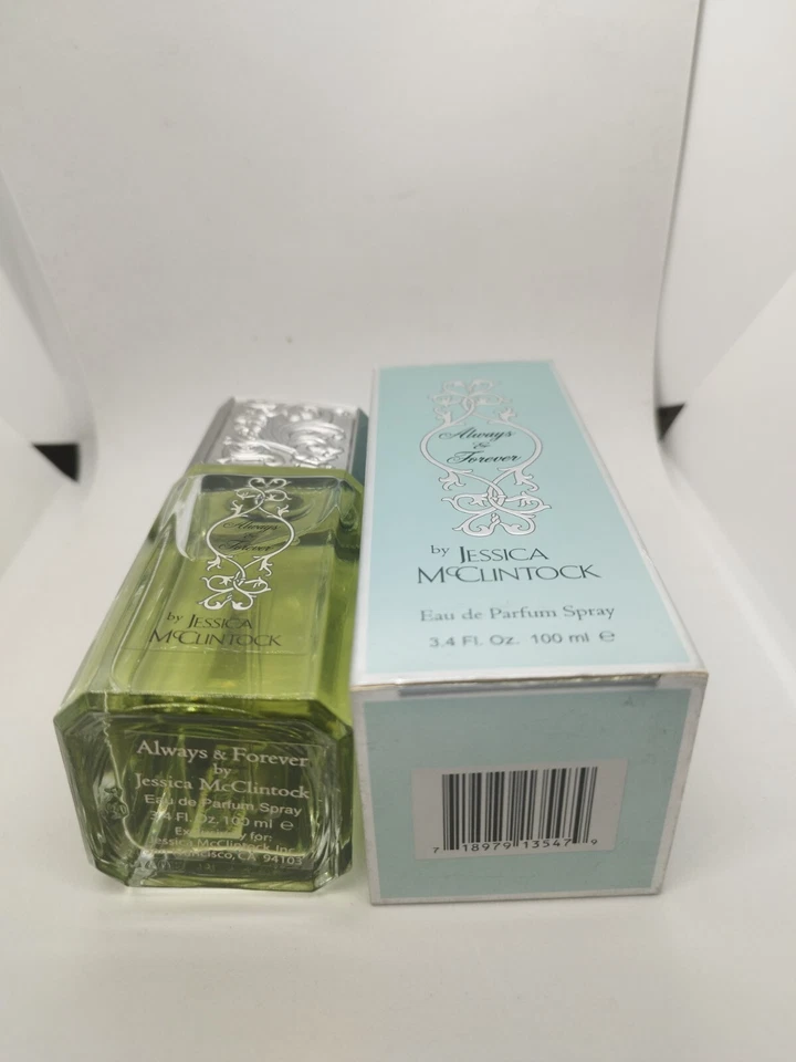 Jessica McClintock Always & Forever Eau de Parfum spray 3,4 oz 100 ml novo na caixa para mulheres - Imagem 3 de 4