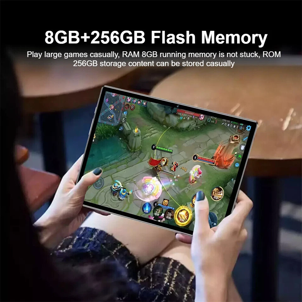 2025 S30Pro Tablet PC Android 13 8+256GB 8000mAh 24+48MP WiFi Tablet Pad Gifts - Image 3 of 4