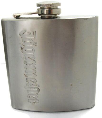 Jagermeister Stainless Steel Liquor Pocket Hip Flask Alcohol Whiskey Screw Cap - Picture 2 of 14