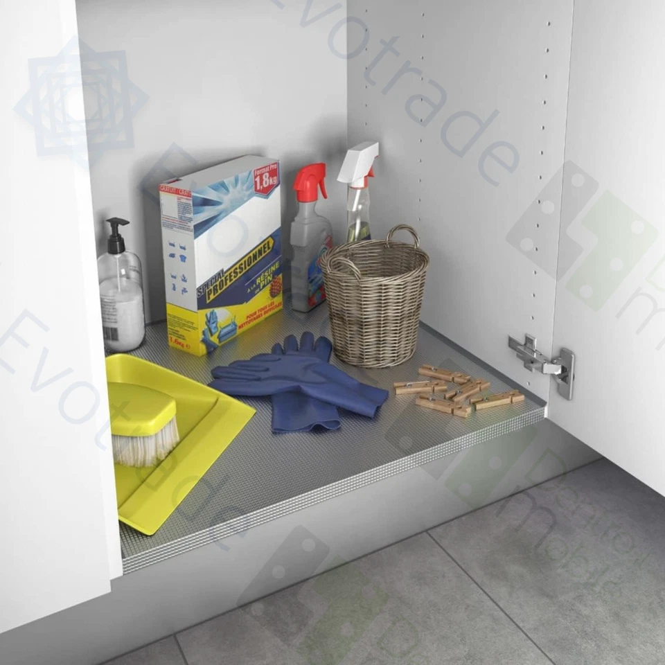 Protección Bajo Fregadero de Cocina en Aluminio Tamaños para Base 60-90-120 cm. - Imagen 2 de 3