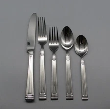 Lenox Stainless Flatware   - ESQUIRE - 5pc Place Setting -  New