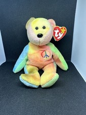 TY Beanie Babies 1996 PEACE The Bear 4th Generation Style 4053 (#3)