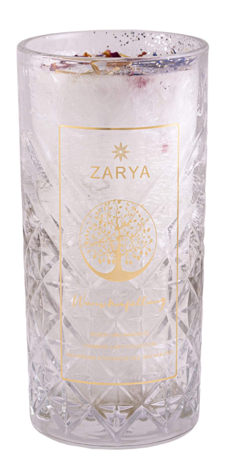 Ritualkerze Wunscherfüllung Hildegard von Bingen H:16cm Zarya Kerze