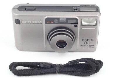 💥Near MINT w/Strap] PENTAX ESPIO 80 Point & Shoot Film Camera
