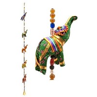 Indian Traditional Ornaments Five Elephant Hanging Layer Door Hanging Wall Gift Indian Traditional Ornaments Five Elephant Hanging Layer Door Hanging Wall Gift