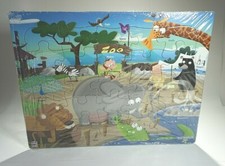 Kids PlayMonster Preschool Puzzle 25 pc Jigsaw 2016 USA Made Zoo Zebra Toucan