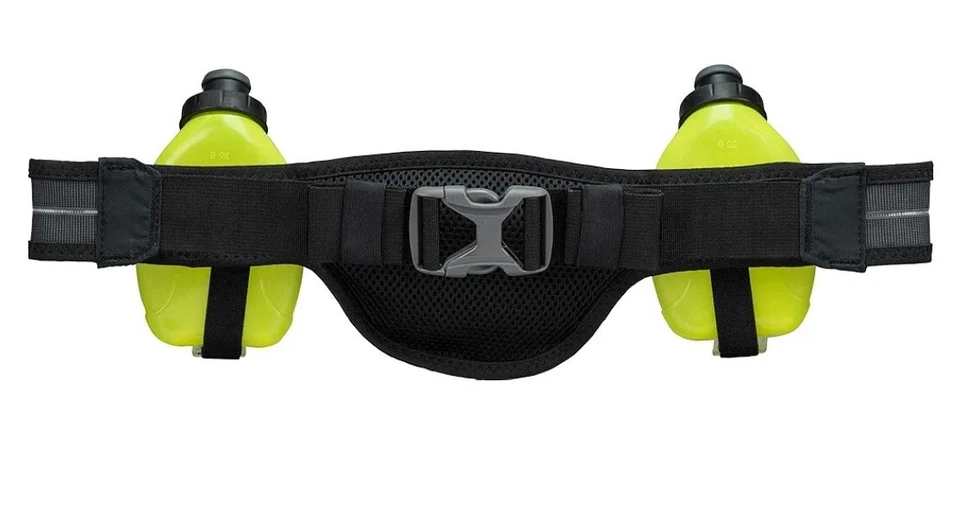 Cinturón hidratante Nathan Trail Speed Plus para adultos - negro/amarillo de seguridad Foto 2 de 2
