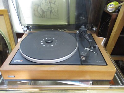 Lenco L 80 Turntable, cleaned and tested, wooden case, technically TOP