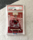 Patrick Mahomes II #3 Red Squares /499 - 2023 Absolute - PSA 10 - Color Match