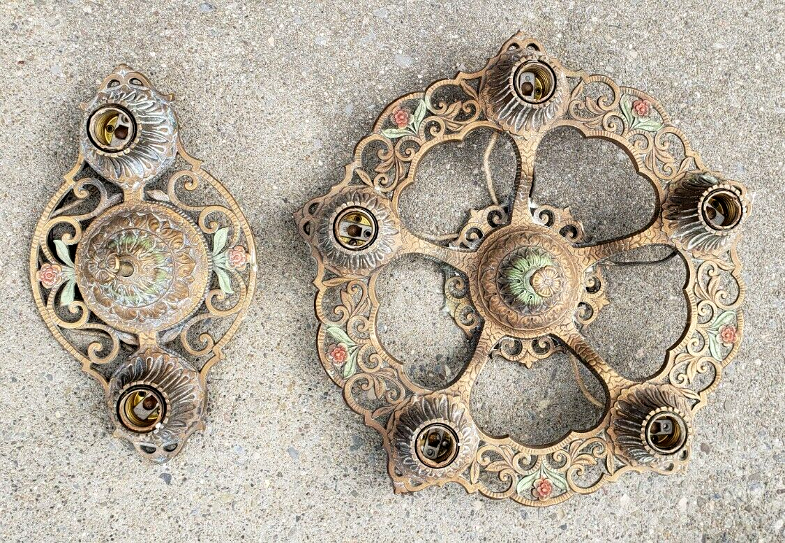 Antique Vintage JC VIRDEN Sconces & Ceiling Light Fixtures Antique Vintage JC VIRDEN Sconces & Ceiling Light Fixtures