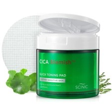 SCINIC Cica Blemish Quick Toning Pad 60EA Vegan Hydrating Toning Pad KOREA MADE