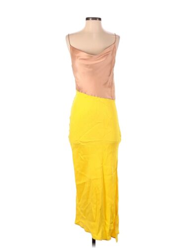 Zara Women Yellow Casual Dress XS
