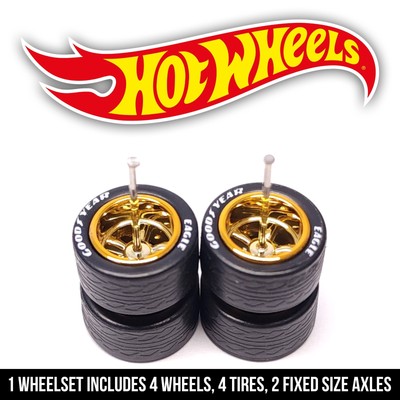 Set Ruote TE37 V6 Set Ruote Cerchi TE37 V6 FLAT 6 RAZZE In Scala 1/64 - Per Modellini Hot Wheels E Auto In Miniatura Set Ruote Flat 6 Razze - Foto 9