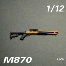 1/12 Scale Figure Weapon Accessories M870 Mini Plastic Gun Fit 6" Action Figure